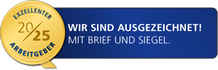 Logo Arbeitgebersiegel 2025